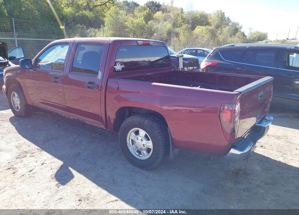 2008 CHEVROLET COLORADO LT VIN: 1GCCS139X88105651