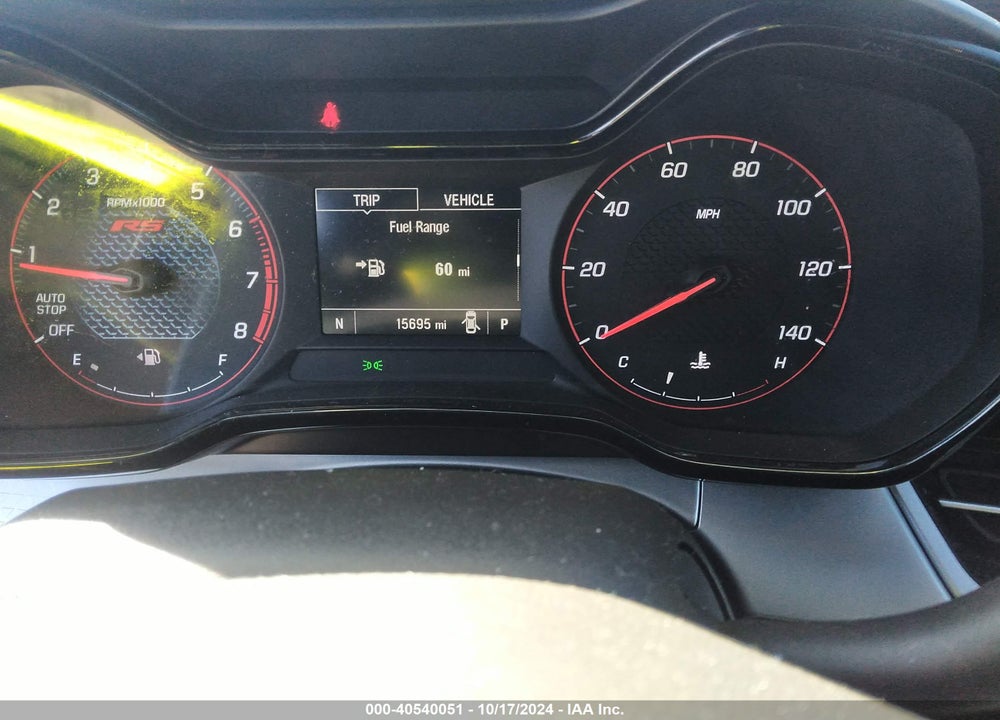 2024 CHEVROLET TRAX FWD 1RS VIN: KL77LGE27RC156781