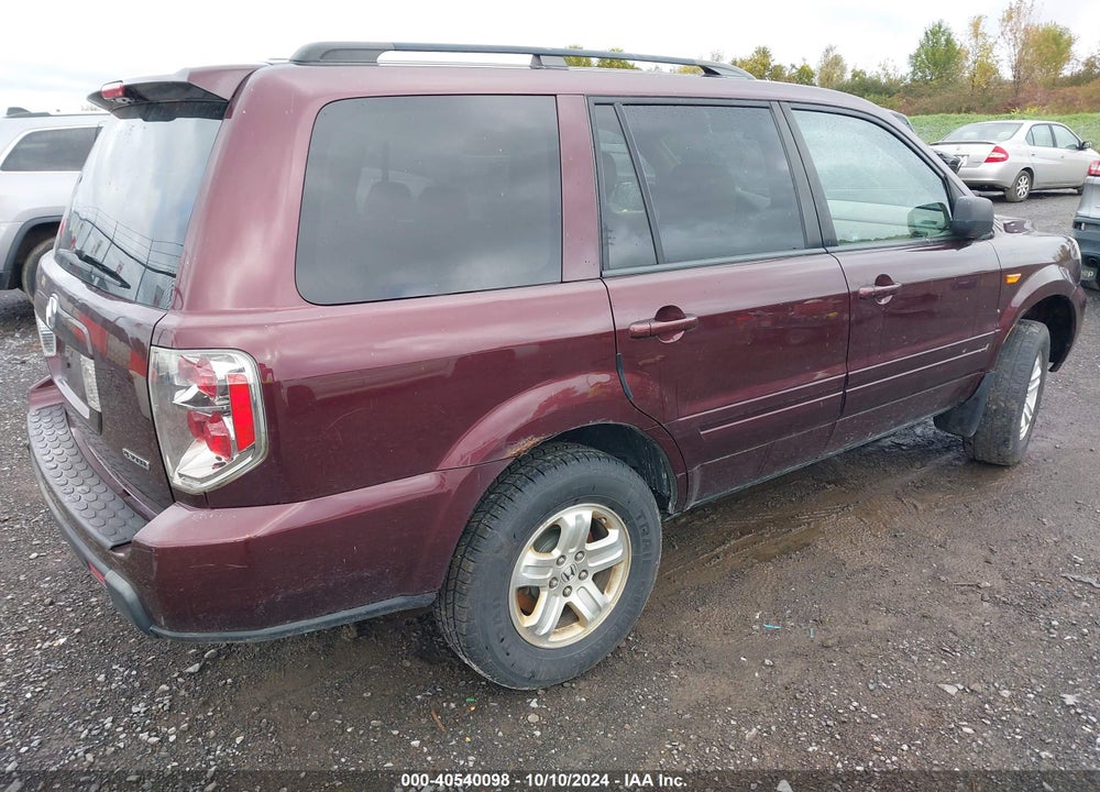 2008 HONDA PILOT VP VIN: 5FNYF18298B033959