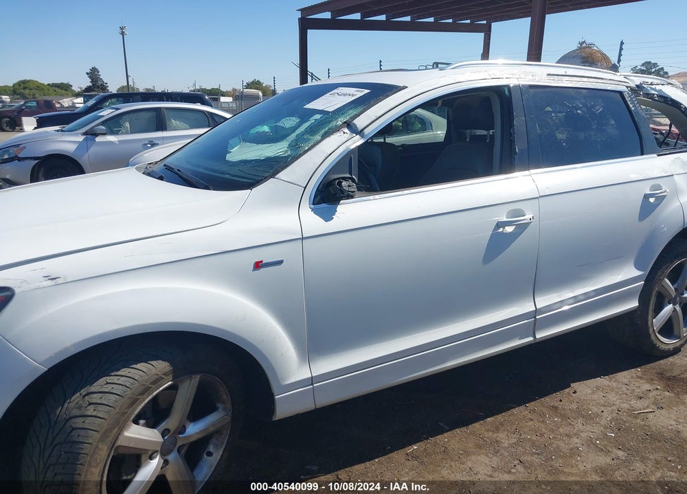 2011 AUDI Q7 3.0T S LINE PRESTIGE VIN: WA1DGBFE3BD009437