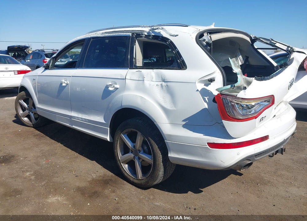 2011 AUDI Q7 3.0T S LINE PRESTIGE VIN: WA1DGBFE3BD009437