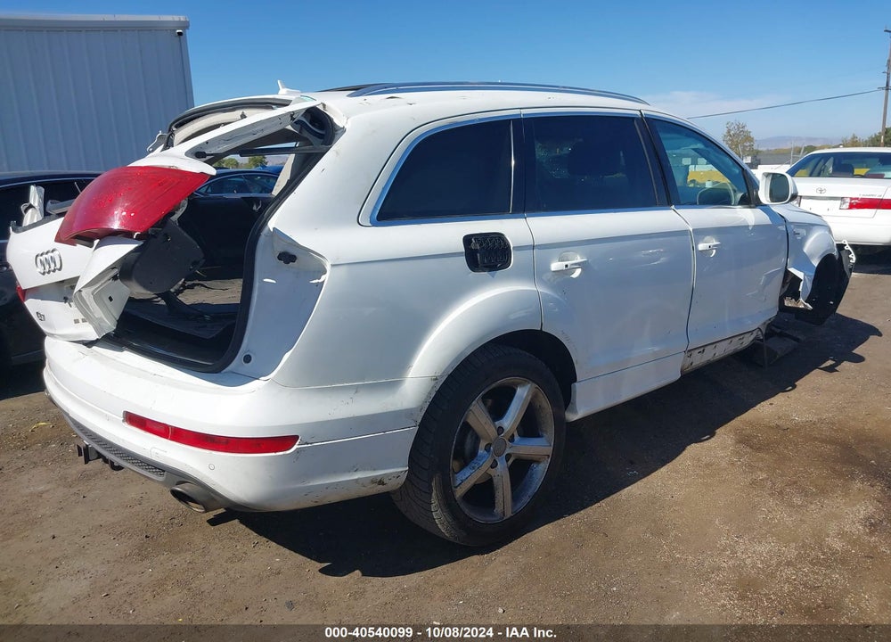 2011 AUDI Q7 3.0T S LINE PRESTIGE VIN: WA1DGBFE3BD009437