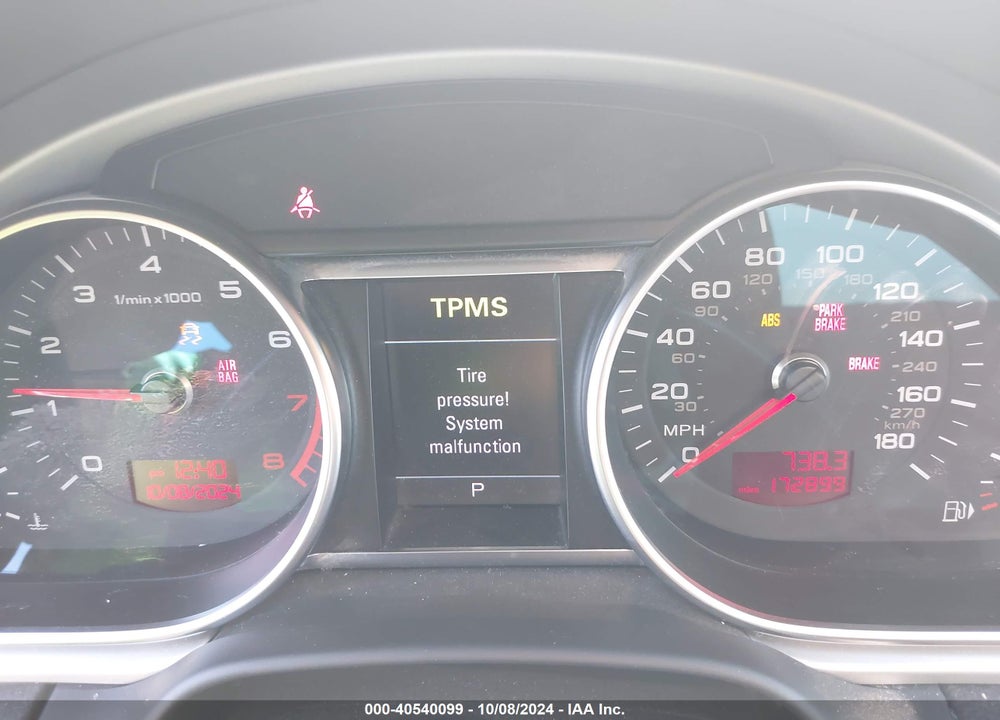 2011 AUDI Q7 3.0T S LINE PRESTIGE VIN: WA1DGBFE3BD009437