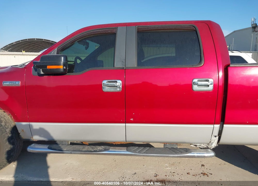 2008 FORD F-150 60TH ANNIVERSARY/FX4/KING RANCH/LARIAT/LIMITED/XLT VIN: 1FTPW14598FA39560