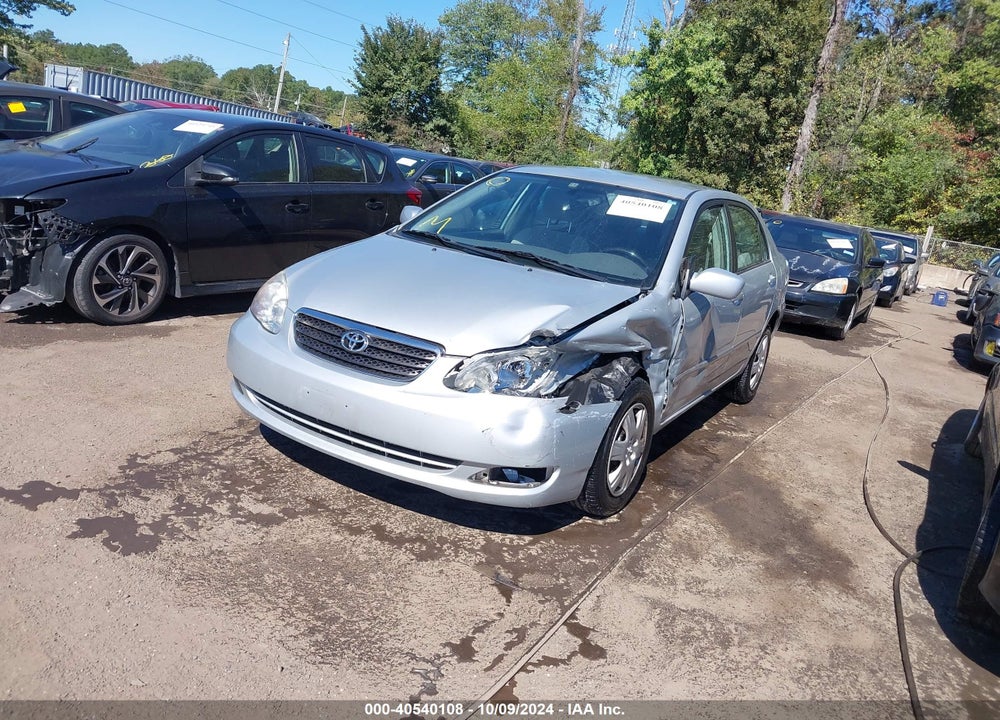 2008 TOYOTA COROLLA LE VIN: 2T1BR30E28C937395