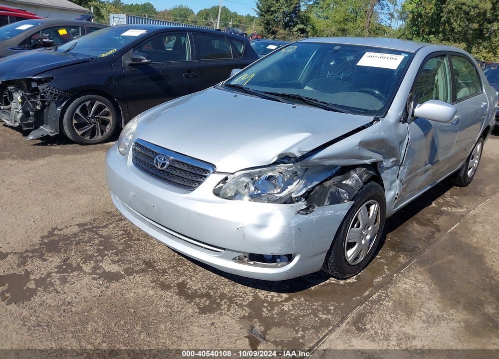 2008 TOYOTA COROLLA LE VIN: 2T1BR30E28C937395