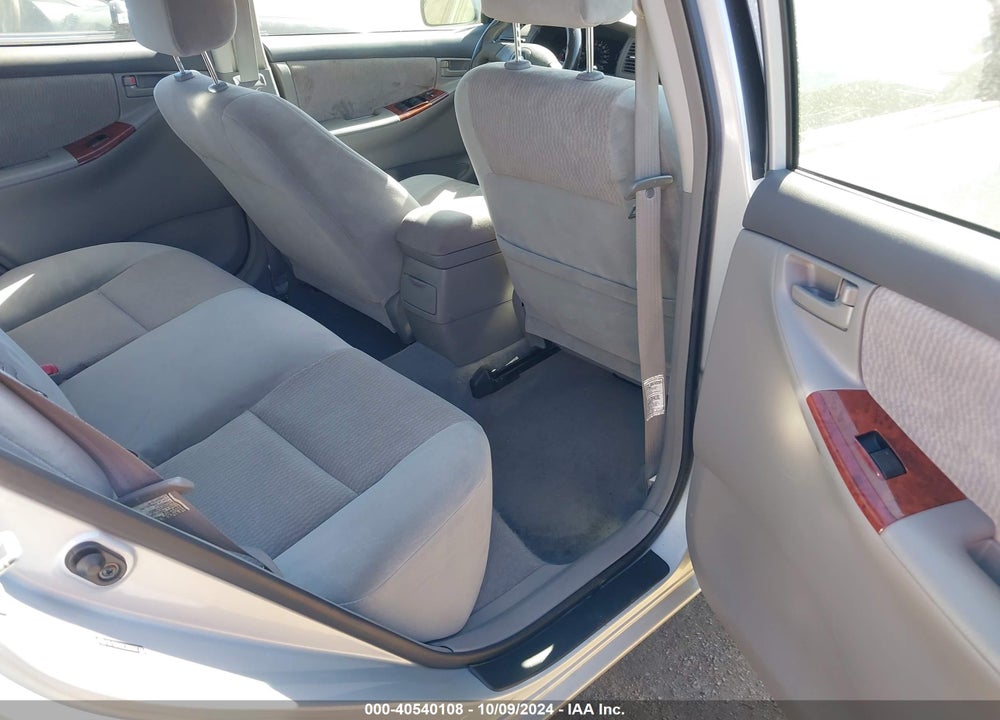 2008 TOYOTA COROLLA LE VIN: 2T1BR30E28C937395