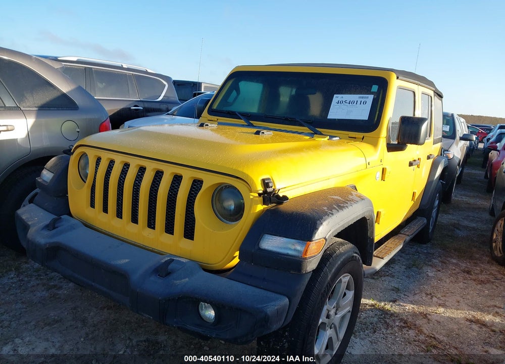 2021 ANGLER JEEP WR UNLIMITED SPORT S 4X4 VIN: 1C4HJXDN3MW532201