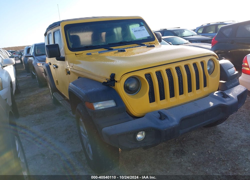 2021 ANGLER JEEP WR UNLIMITED SPORT S 4X4 VIN: 1C4HJXDN3MW532201