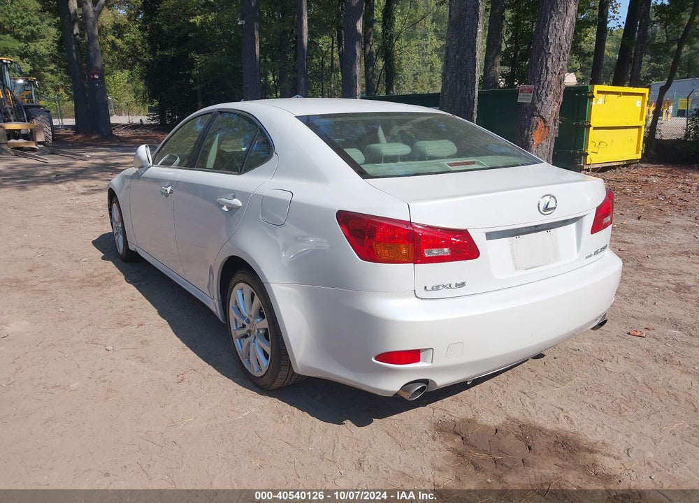 2006 LEXUS IS 250 VIN: JTHCK262262005515