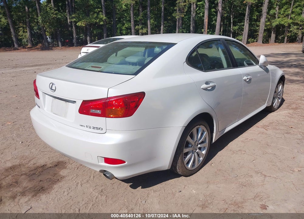 2006 LEXUS IS 250 VIN: JTHCK262262005515