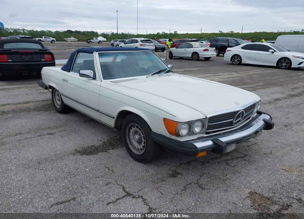 1984 MERCEDES-BENZ 380 SL VIN: WDBBA45A0EA008369