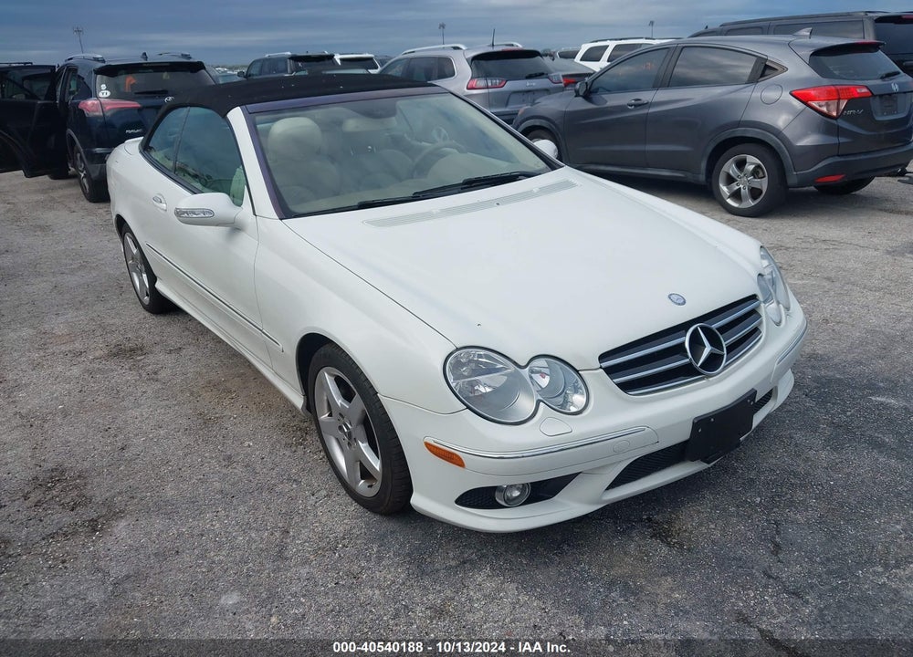 2007 MERCEDES-BENZ CLK 550 VIN: WDBTK72F67T077125