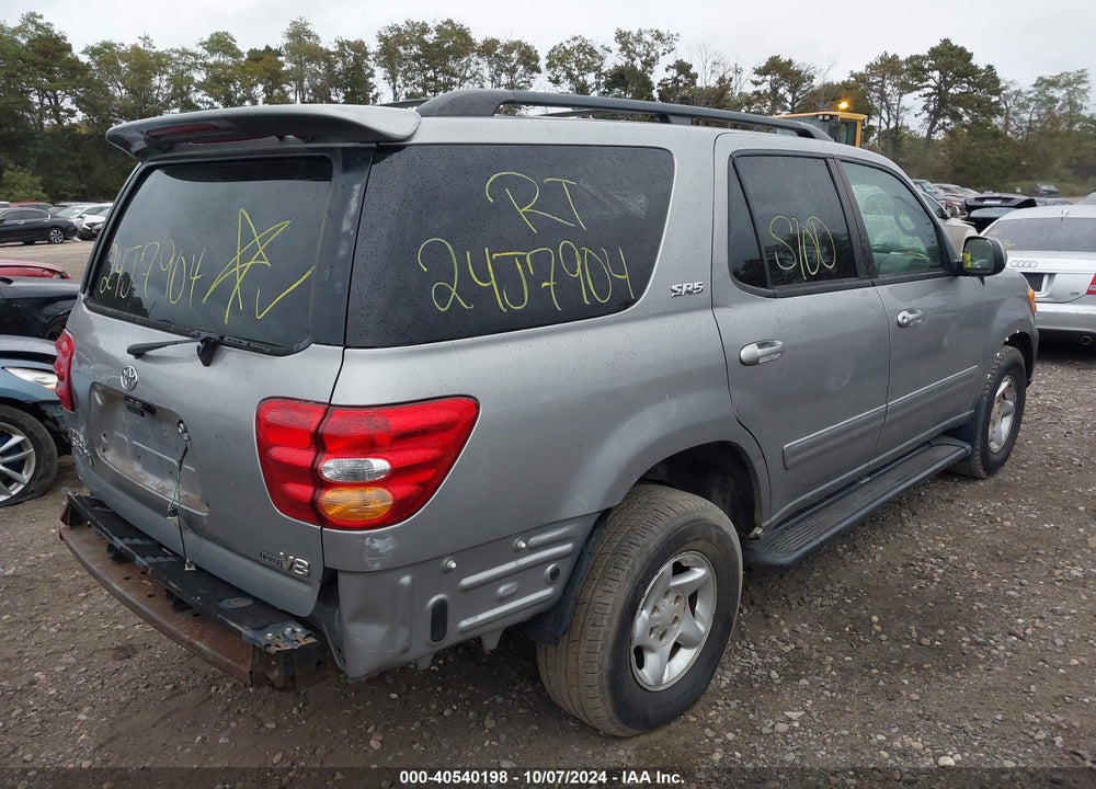 2003 TOYOTA SEQUOIA SR5 V8 VIN: 5TDZT34A23S175709