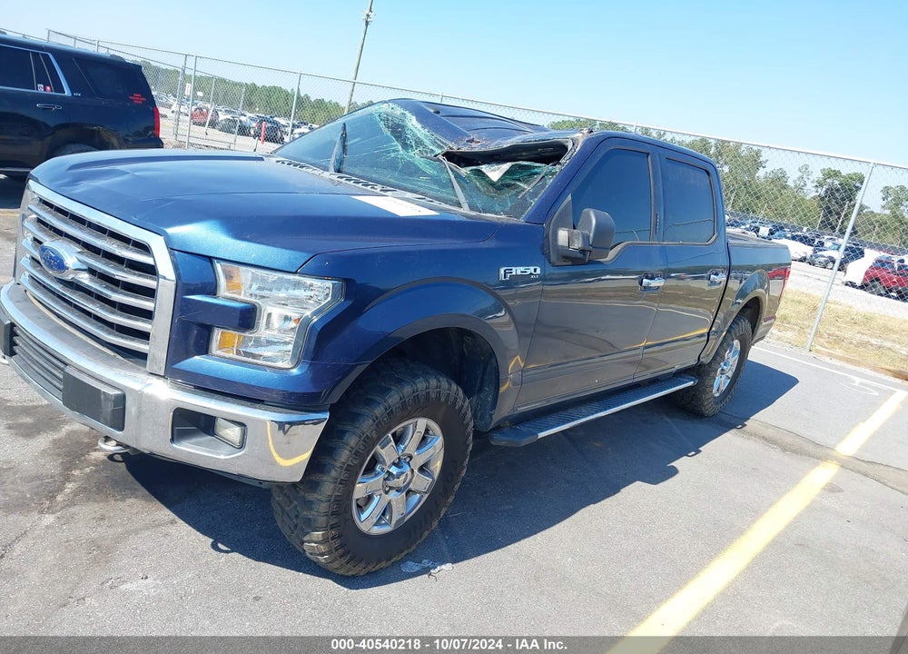 2017 FORD F-150 XLT VIN: 1FTEW1EF6HFB04833