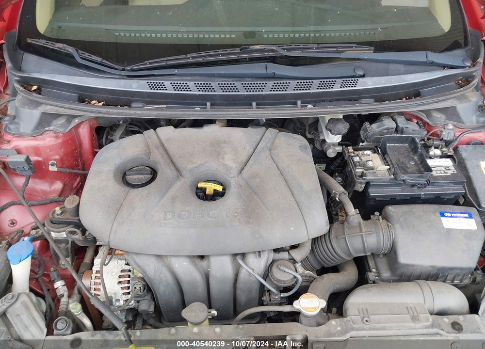 2011 HYUNDAI ELANTRA GLS (ULSAN PLANT) VIN: KMHDH4AE6BU098714