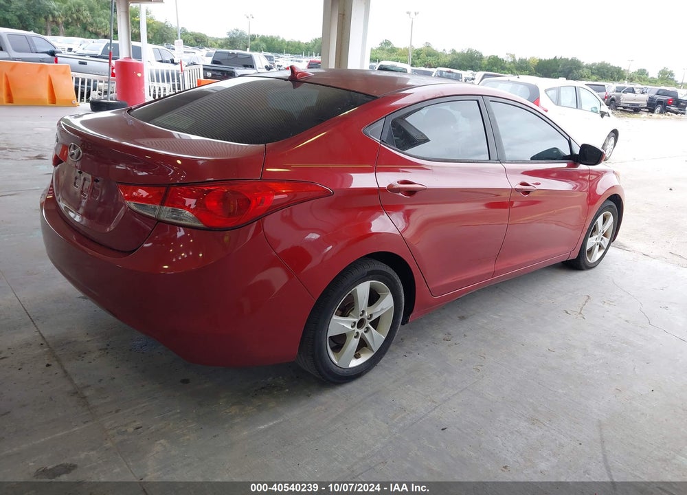 2011 HYUNDAI ELANTRA GLS (ULSAN PLANT) VIN: KMHDH4AE6BU098714