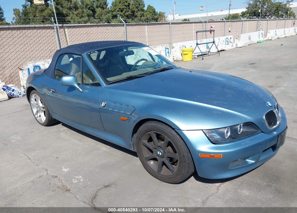 1998 BMW Z3 1.9 VIN: 4USCH7327WLE06812