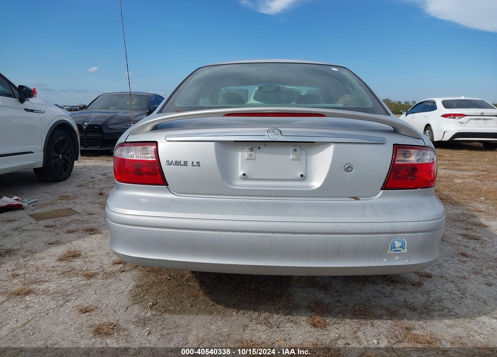 2005 MERCURY SABLE LS VIN: 1MEFM55S75A605686