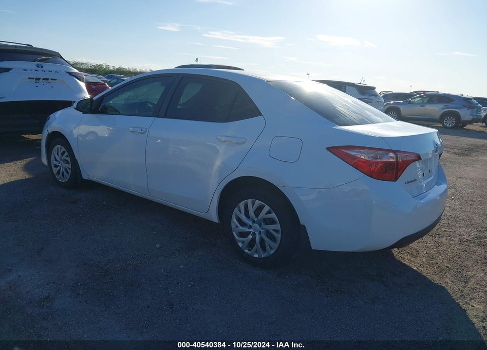 2019 TOYOTA COROLLA LE VIN: 5YFBURHE5KP929434