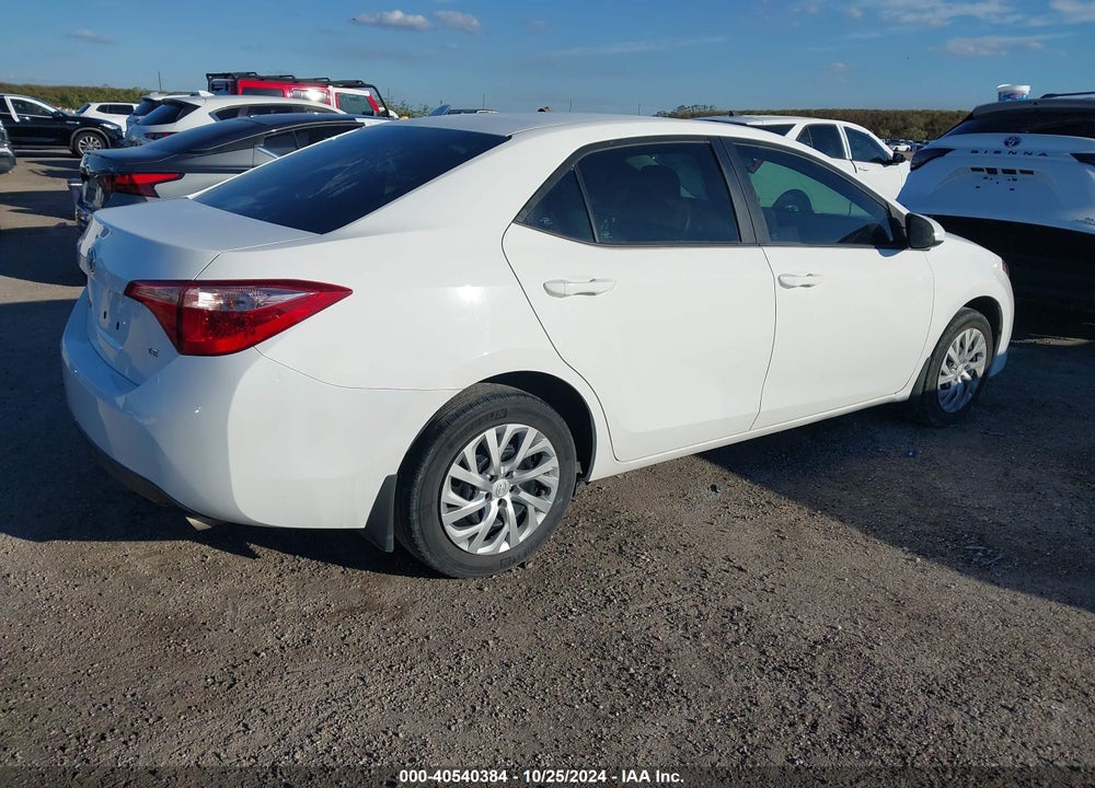 2019 TOYOTA COROLLA LE VIN: 5YFBURHE5KP929434