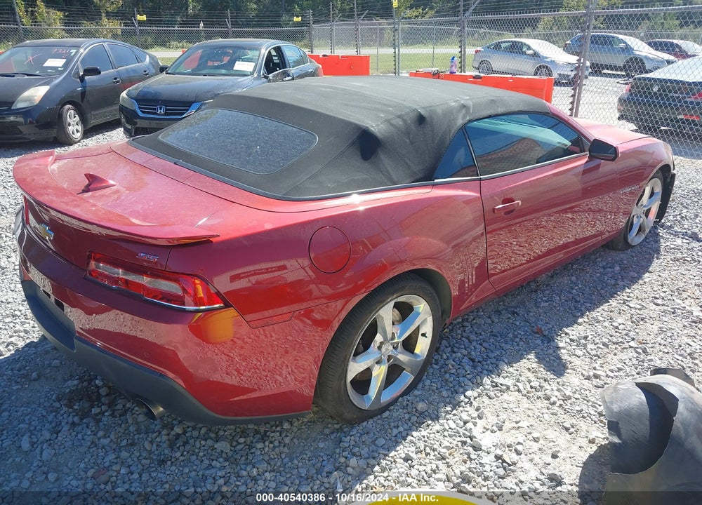 2014 CHEVROLET CAMARO 2SS VIN: 2G1FK3DJ1E9290604
