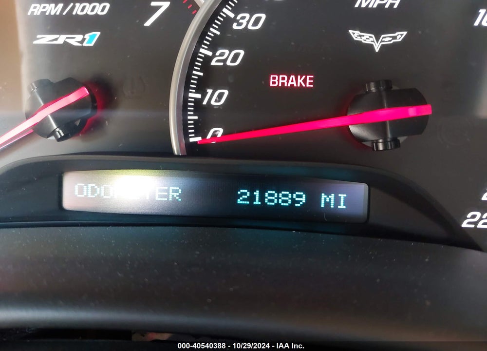 2010 CHEVROLET CORVETTE ZR1 VIN: 1G1YN2DT0A5801447