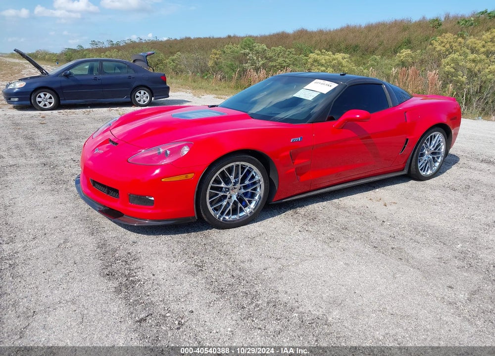 2010 CHEVROLET CORVETTE ZR1 VIN: 1G1YN2DT0A5801447