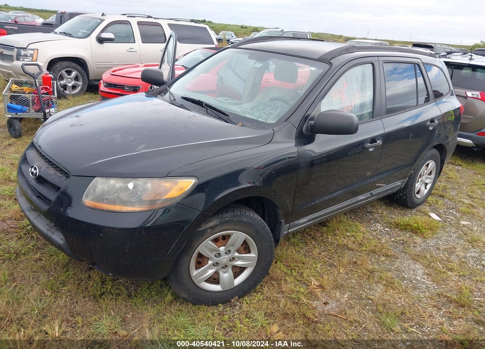2009 HYUNDAI SANTA FE GLS VIN: 5NMSG13D29H326548