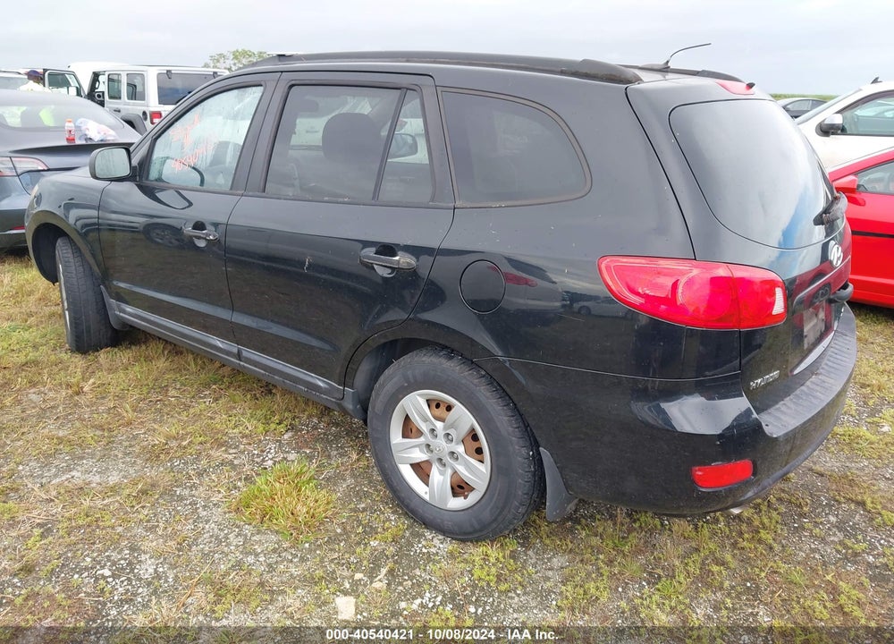 2009 HYUNDAI SANTA FE GLS VIN: 5NMSG13D29H326548