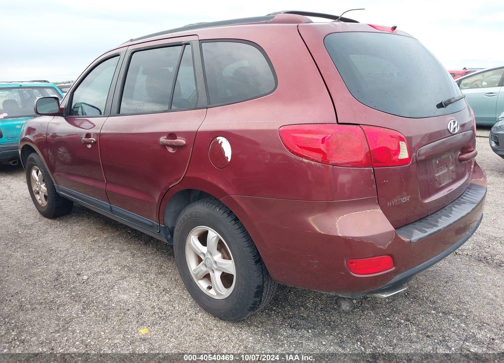 2007 HYUNDAI SANTA FE GLS VIN: 5NMSG13D57H044059