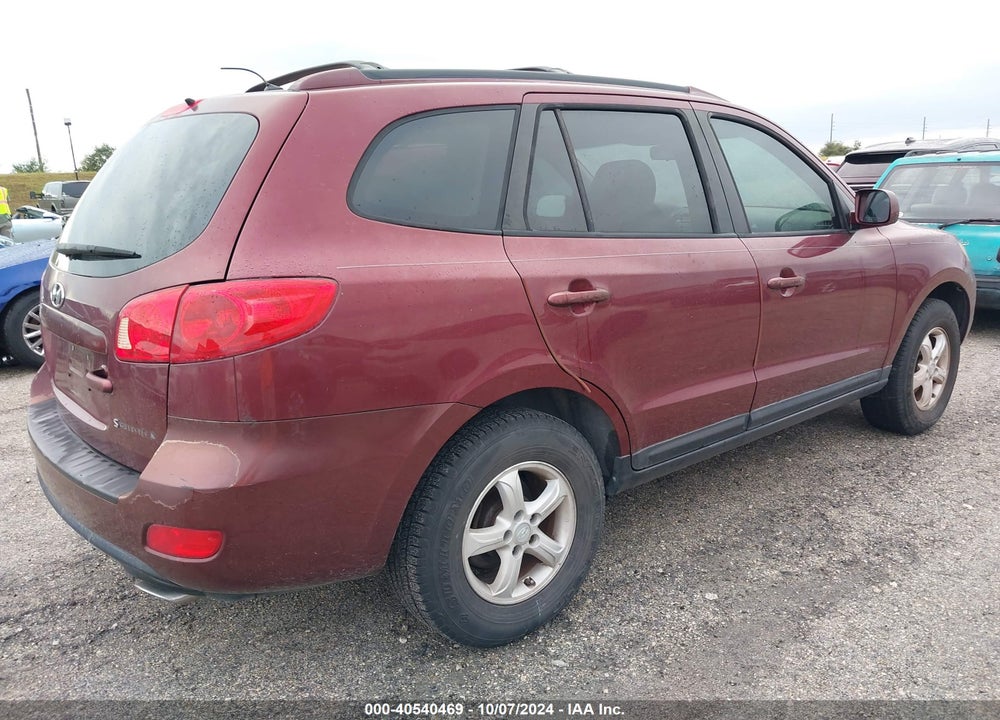 2007 HYUNDAI SANTA FE GLS VIN: 5NMSG13D57H044059