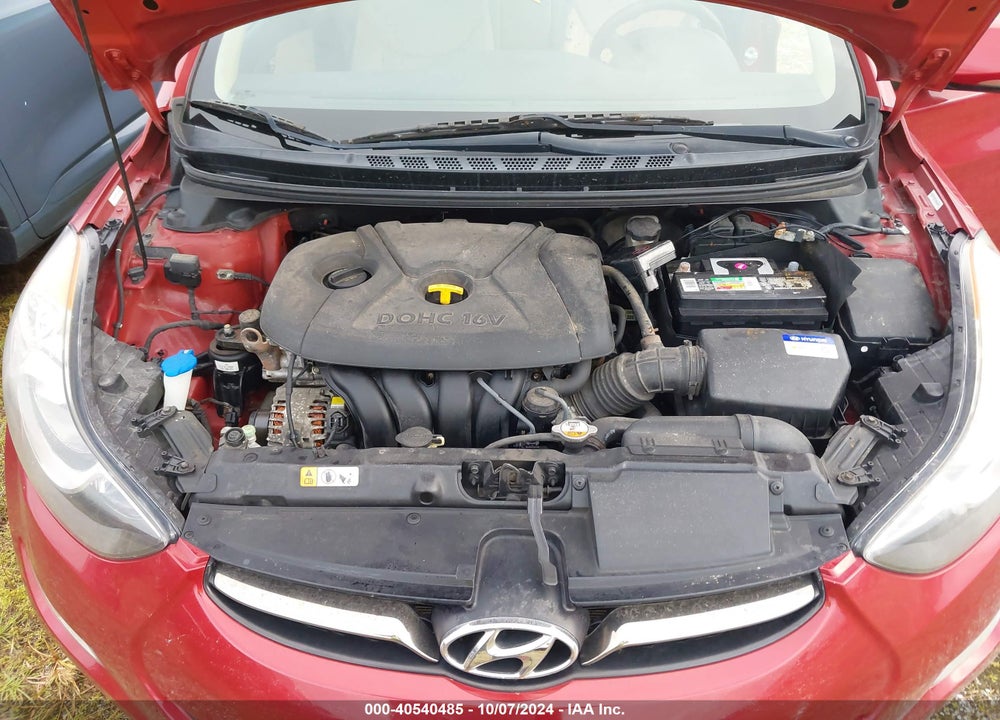 2012 HYUNDAI ELANTRA LIMITED (ULSAN PLANT) VIN: KMHDH4AE6CU432435