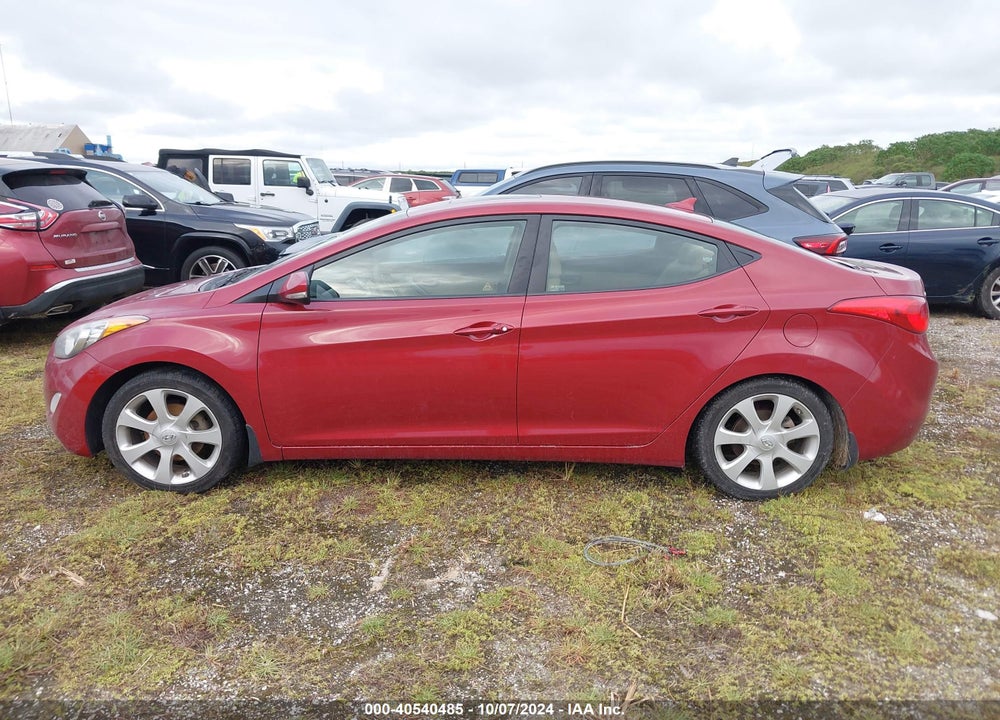 2012 HYUNDAI ELANTRA LIMITED (ULSAN PLANT) VIN: KMHDH4AE6CU432435