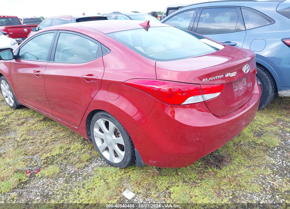 2012 HYUNDAI ELANTRA LIMITED (ULSAN PLANT) VIN: KMHDH4AE6CU432435
