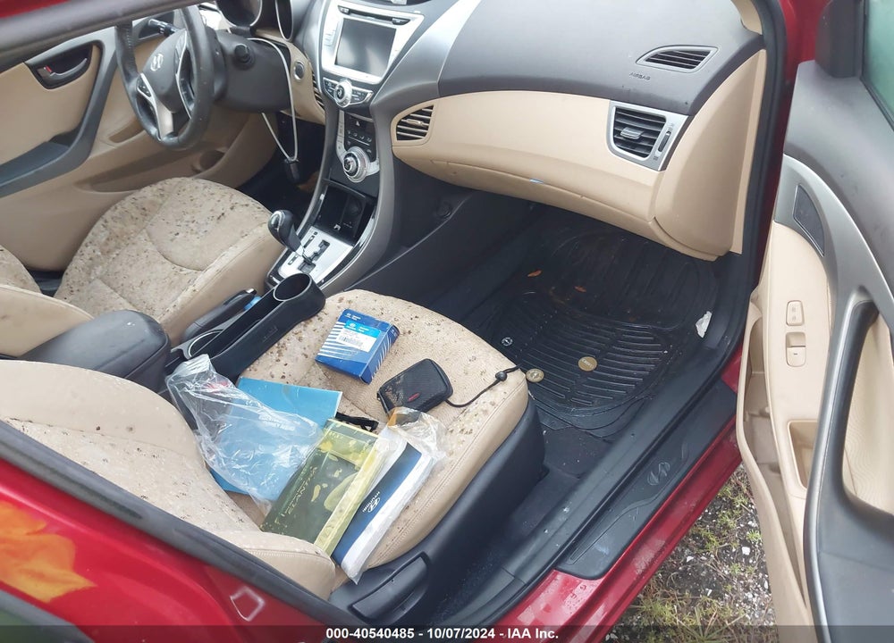 2012 HYUNDAI ELANTRA LIMITED (ULSAN PLANT) VIN: KMHDH4AE6CU432435