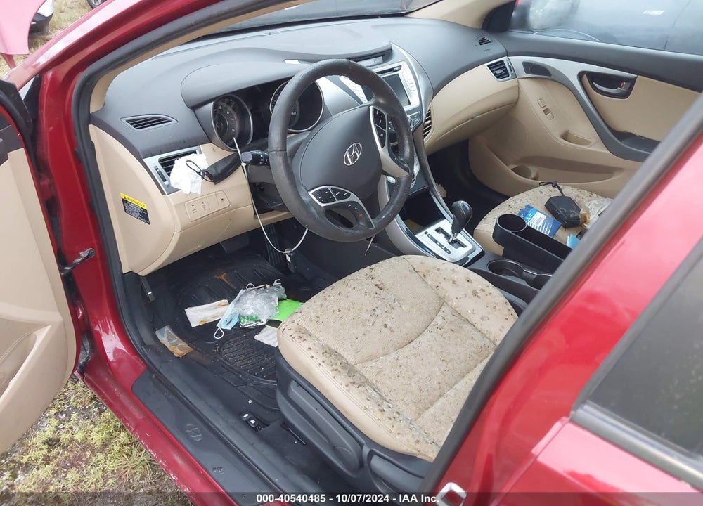 2012 HYUNDAI ELANTRA LIMITED (ULSAN PLANT) VIN: KMHDH4AE6CU432435