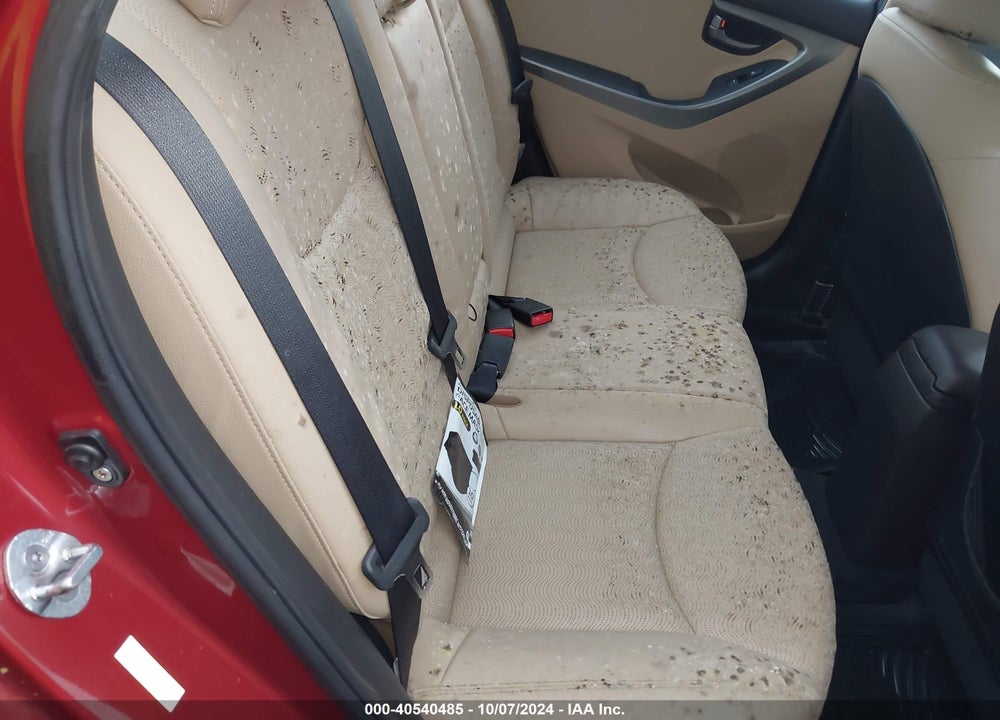 2012 HYUNDAI ELANTRA LIMITED (ULSAN PLANT) VIN: KMHDH4AE6CU432435