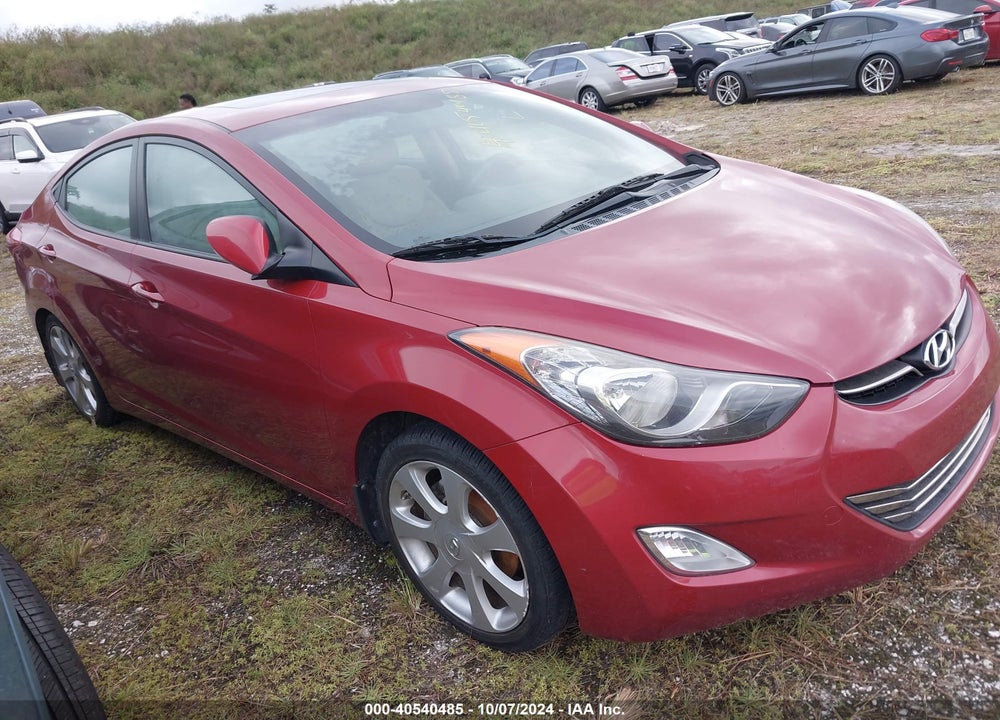 2012 HYUNDAI ELANTRA LIMITED (ULSAN PLANT) VIN: KMHDH4AE6CU432435