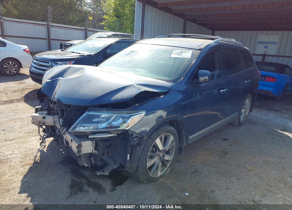 2013 NISSAN PATHFINDER PLATINUM VIN: 5N1AR2MN1DC612459