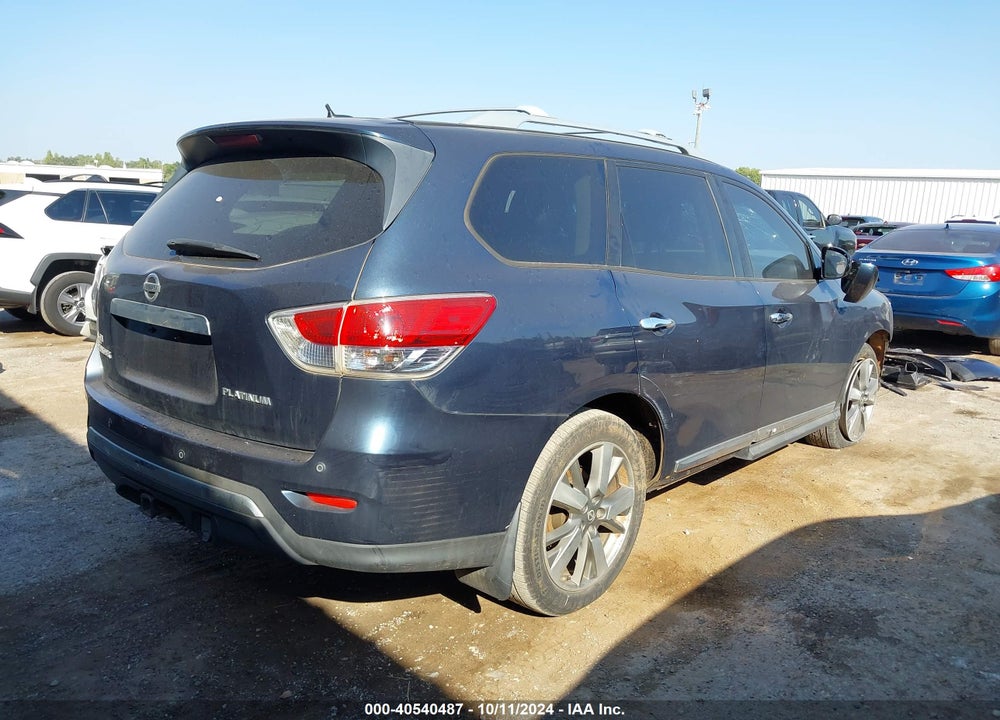2013 NISSAN PATHFINDER PLATINUM VIN: 5N1AR2MN1DC612459