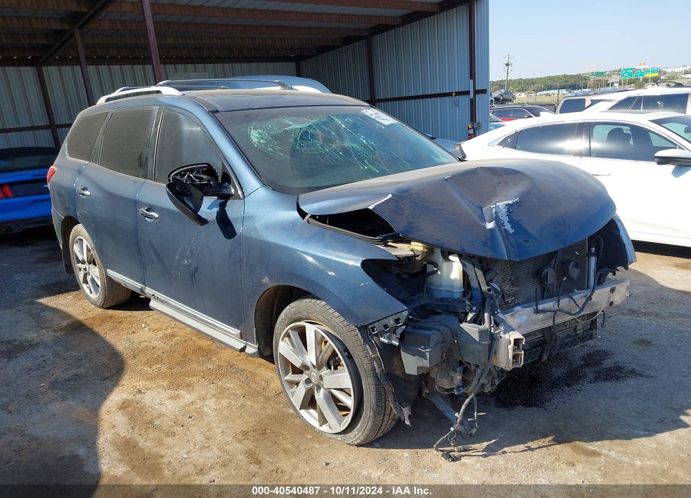 2013 NISSAN PATHFINDER PLATINUM VIN: 5N1AR2MN1DC612459