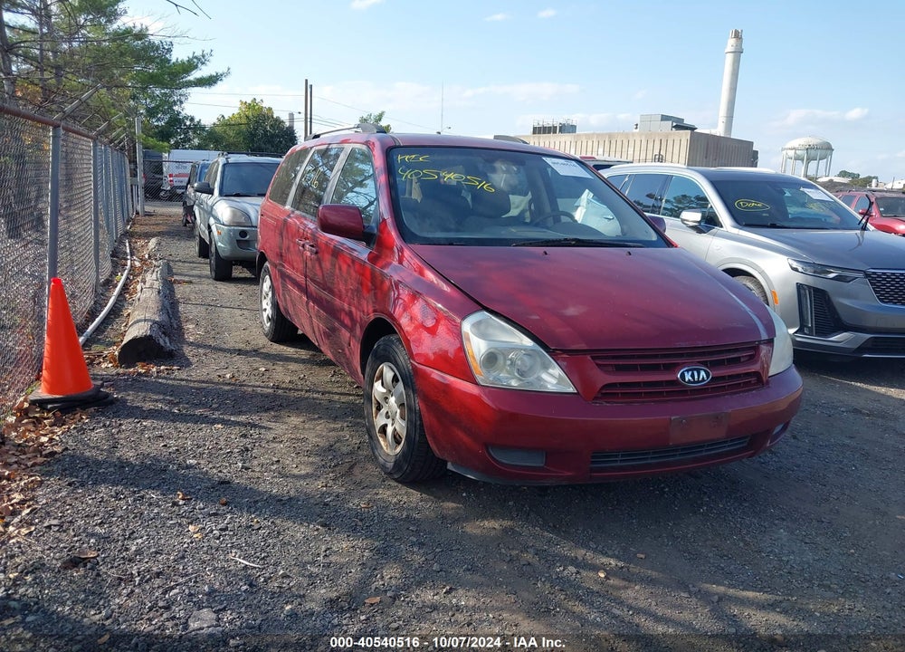2009 KIA SEDONA LX VIN: KNDMB233496305105