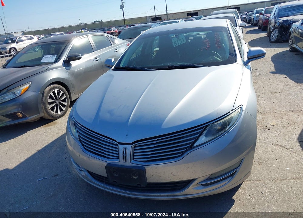 2013 LINCOLN MKZ VIN: 3LN6L2G92DR828456