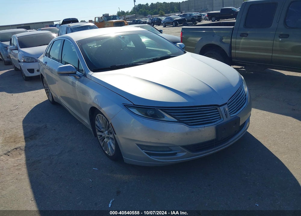 2013 LINCOLN MKZ VIN: 3LN6L2G92DR828456