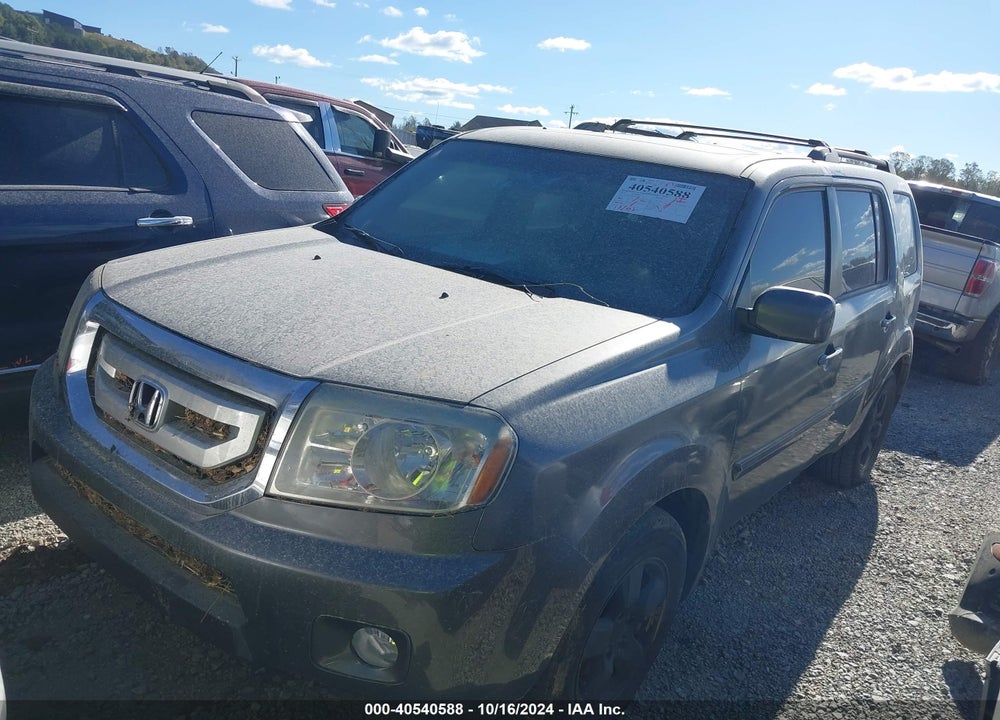 2011 HONDA PILOT EX-L VIN: 5FNYF4H59BB016095
