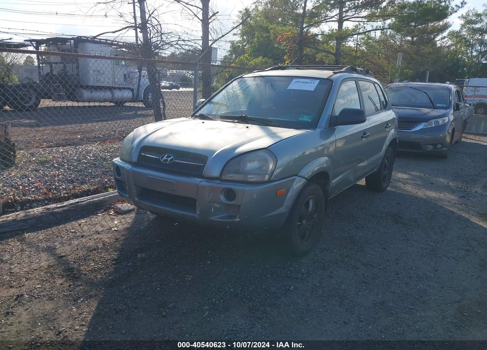 2005 HYUNDAI TUCSON GL VIN: KM8JM12B05U211630