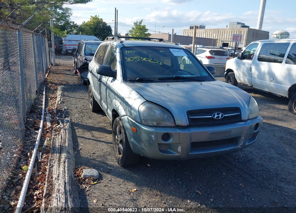 2005 HYUNDAI TUCSON GL VIN: KM8JM12B05U211630