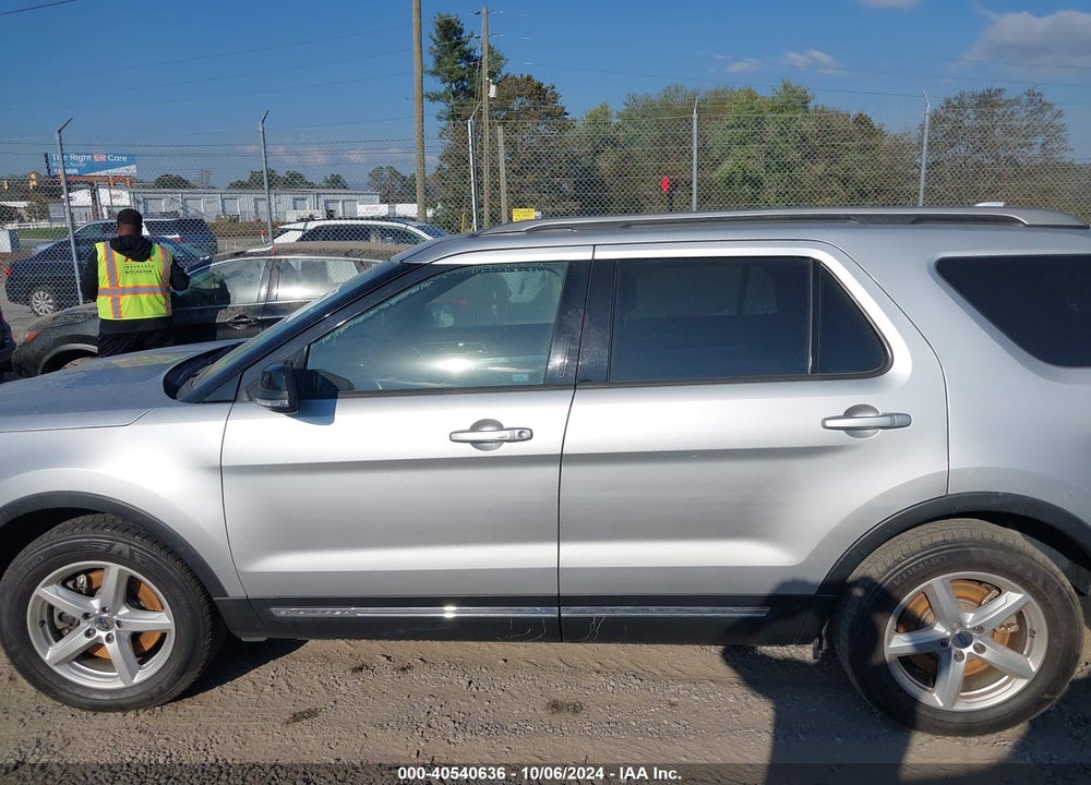 2017 FORD EXPLORER XLT VIN: 1FM5K8D85HGE25470