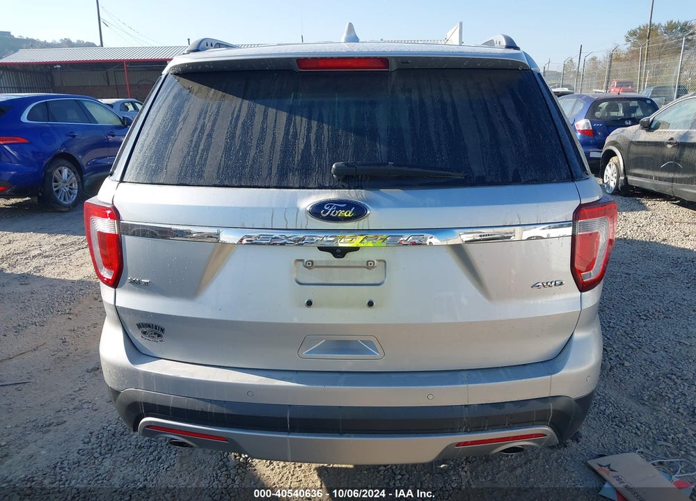 2017 FORD EXPLORER XLT VIN: 1FM5K8D85HGE25470